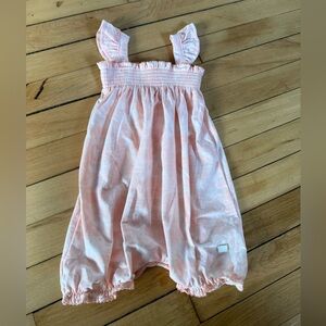 7 for all mankind light pink tie dye infant romper